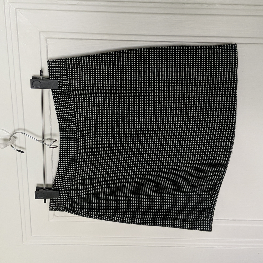 Gap wool blend textured mini skirt